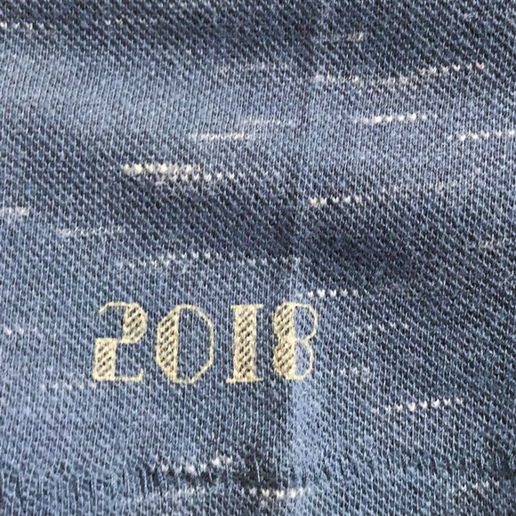 Mickey Mouse D Polo Shirt Disney Parks Denim Blue Womens Size 2X XXL Soft - Picture 7 of 10